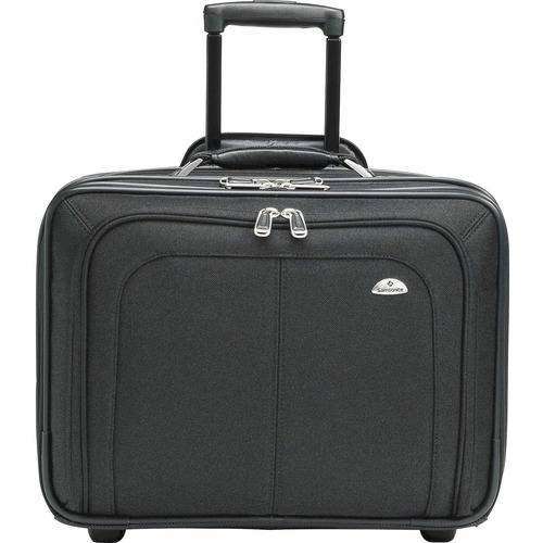 Samsonite Carrying Case for 17" Notebook - Black - Ballistic Nylon, Ethylene Vinyl Acetate (EVA) Body - 14" Height x 17.5" Width x 9" Depth - 1 Each