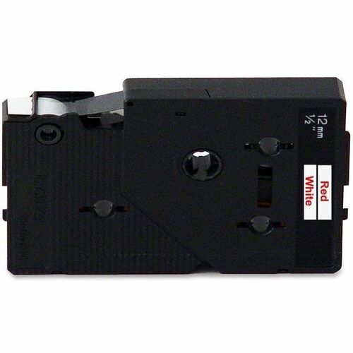 P-touch P-Touch Tape Cartridge - 1/2" Width x 25" Length - Direct Thermal - White - Water Resistant - Grease Resistant - 2 / Pack
