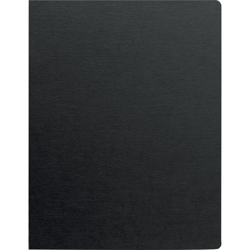 Fellowes Futura Oversized Binding Cover, for 8 3/4" x 11 1/4" Sheets, Black Polypropylene, Heavyweight Rounded Corner, 25/PK