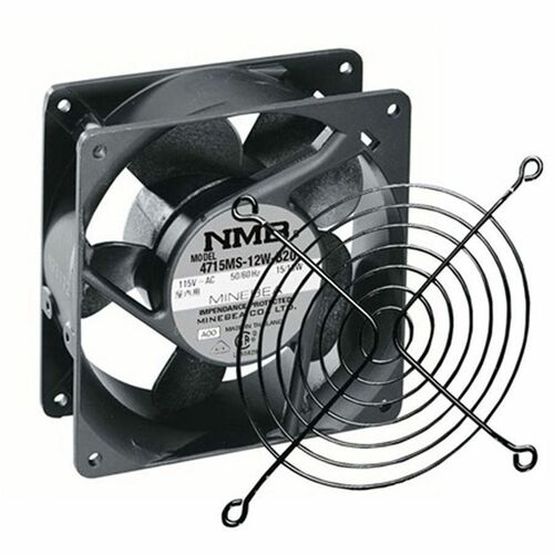 Middle Atlantic Rackmount Fan Kit - 4.5in - 115V, 50 CFM at 30dBA - 4.50" Maximum Fan Diameter - 374 gal/min Maximum Airflow - Ball Bearing - Black - Case