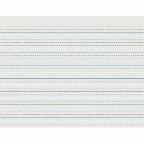 Pacon Handwriting Sheets, Alternate Dotted Ruled, Letter, 11" x 8.5", 30 lb Newsprint, White, 500/Ream
