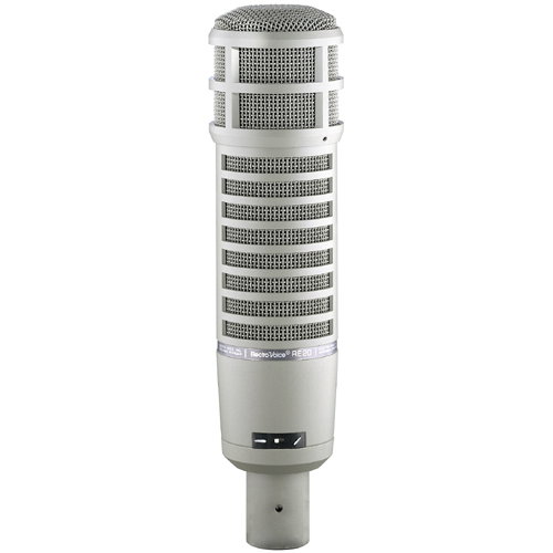 Electro-Voice RE20 Wired Dynamic Microphone - Beige - 45 Hz to 18 kHz - XLR