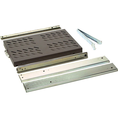 HP Monitor/Utility Shelf - 1U Rack Height x 19" Rack Width - Graphite - 150 lb Maximum Weight Capacity