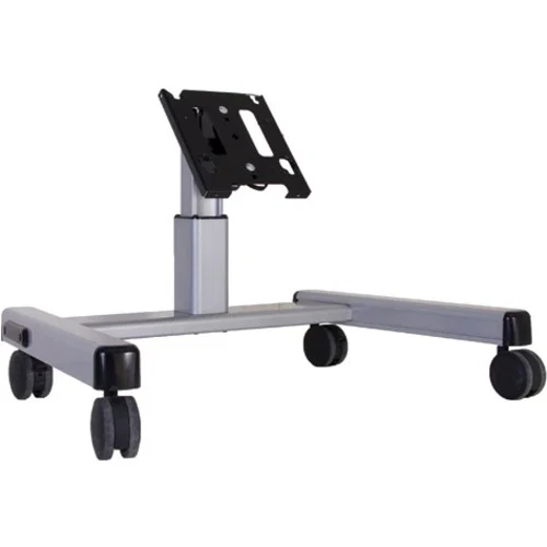 Chief Confidence 2' Medium Mobile TV Cart - For Display 32-65" - Black - Up to 55" Screen Support - 125 lb Load Capacity - Flat Panel Display Type Supported