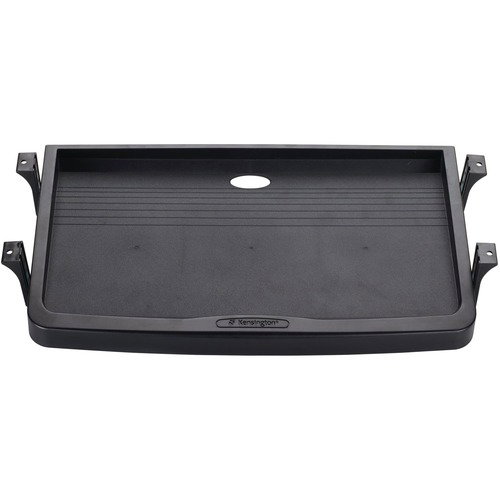 Kensington Standard Underdesk Keyboard Drawer - 1.5" Height x 20.4" Width x 12" Depth - Black - Plastic - 1