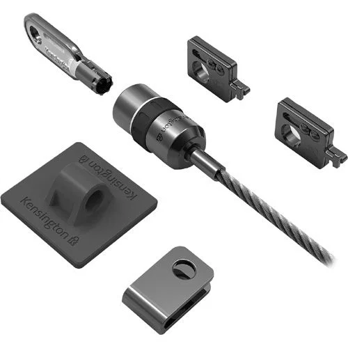Kensington K64617 Desktop and Peripherals Locking Kit - 8 ft Cable - Steel