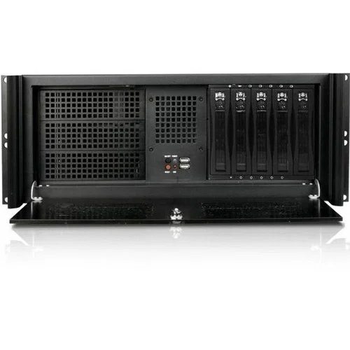 iStarUSA D Value D-416-B5SA Rackmount Enclosure - Rack-mountable - Black - Metal, Aluminum - 4U - 5 x Bay - ATX Motherboard Supported - 5 x External 3.5" Bay - 7x Slot(s) - 2 x USB(s)