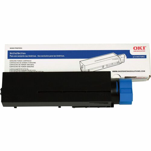 Oki Original LED Toner Cartridge - Black - 1 Each - 10000 Pages