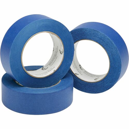 SKILCRAFT 7510-01-531-4863 Painters Masking Tape - 60 yd Length x 2" Width - 5.70 mil - Crepe Paper Backing - 1 / Roll - Blue