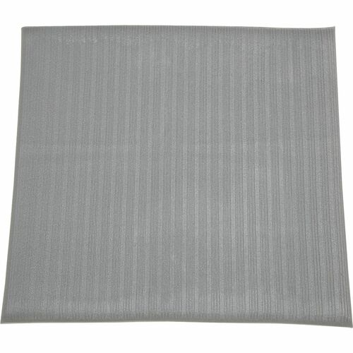 SKILCRAFT 7220-01-582-6228 Anti-fatigue Mat - Floor - 36" Length x 24" Width x 0.37" Thickness - Vinyl - Gray