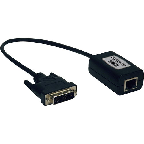 Tripp Lite DVI Over Cat5/Cat6 Passive Video Extender Remote Video Receiver 100' - 1 Input Device - 1 Output Device - 100 ft Range - 1 x Network (RJ-45) - 1 x DVI Out - Full HD - 1920 x 1080 - Twisted Pair - Category 6 - TAA Compliant