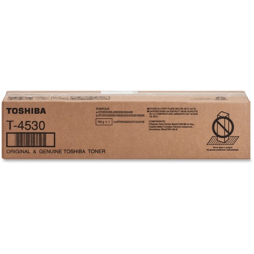 Toshiba T4530 Original Laser Toner Cartridge - Black - 1 Each - 30000 Pages