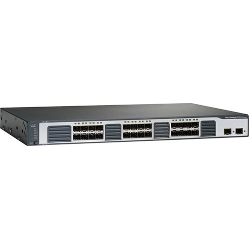 Cisco Catalyst 3750V2-24FS Layer 3 Switch - Manageable - Fast Ethernet, Gigabit Ethernet - 3 Layer Supported - 26 SFP Slots - 1U High - Rack-mountable - Lifetime Limited Warranty
