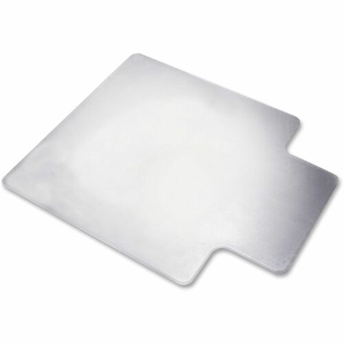 SKILCRAFT High-pile PVC Heavy-duty Floor Mat - Floor, Carpeted Floor - 60" Length x 46" Width x 0.22" Thickness - Lip Size 12" Length x 25" Width - Vinyl - Clear