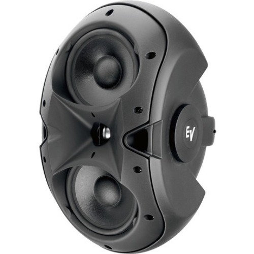 Electro-Voice EVID 6.2 2-way Outdoor Surface Mount Speaker - 150 W RMS - Black - 600 W (PMPO) - 6" - 1" Titanium Tweeter - 62 Hz to 20 kHz - 8 Ohm