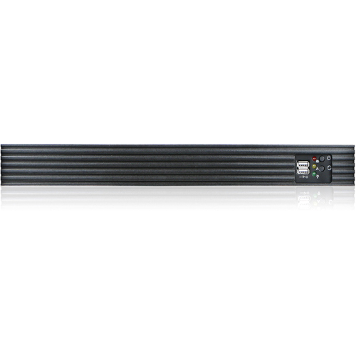 iStarUSA D ValCase D-118V2-ITX-DT System Cabinet - Desktop - Black - 1U - 1 x Bay - Mini ITX Motherboard Supported - 2 x Fan(s) Supported - 1 x Internal 3.5" Bay - 1x Slot(s) - 2 x USB(s)