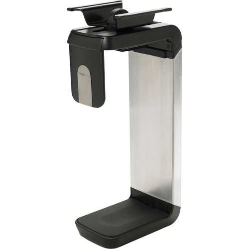 Humanscale Cpu Holder In In Brushed Aluminium Or Black - Steel, Aluminum, Polypropylene