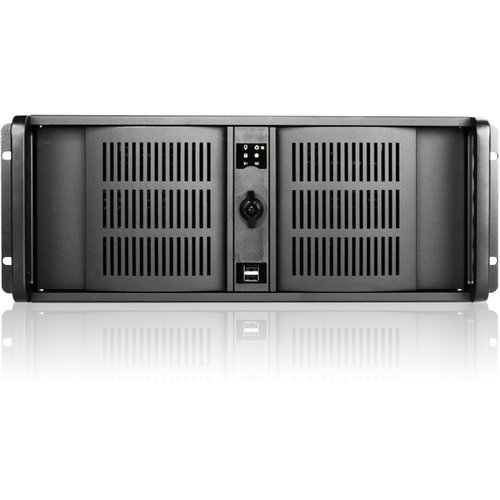 iStarUSA D Storm D-400-6 System Cabinet - Rack-mountable - Black - Zinc-coated Steel - 4U - 10 x Bay - ATX, Micro ATX Motherboard Supported - 2 x Fan(s) Supported - 6 x External 5.25" Bay - 2 x External 3.5" Bay - 2 x Internal 3.5" Bay - 7x Slot(s) - 2 x 
