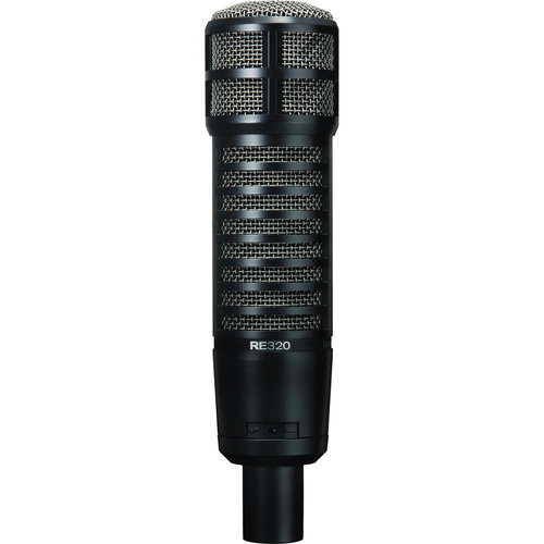 Electro-Voice RE320 Wired Dynamic Microphone - Semi Gloss Black - 30 Hz to 18 kHz - 150 Ohm - Handheld - XLR