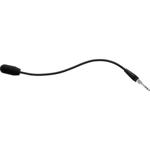 RTS MCP-90-12 Wired Electret Condenser Microphone - Black - 100 Hz to 15 kHz - TRS