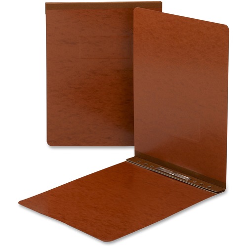 Smead Recycled Report Cover - 2" Folder Capacity - 8 1/2" x 11" - 2" Expansion - 1 Fastener(s) - 25 pt. - Pressboard - Red - Metal Compressor, Hinged - 100% Paper Recycled - 1 Each