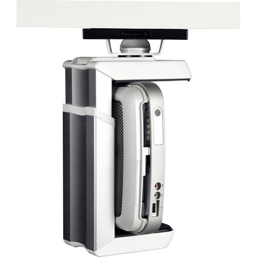 Humanscale CPU Mount for CPU - White - Height Adjustable - 15 lb Load Capacity