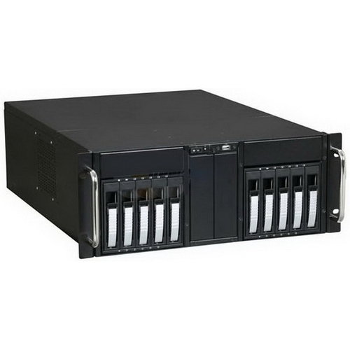 iStarUSA D Storm D-410-B10SA System Cabinet - Rack-mountable - Black, Silver - Zinc-coated Steel - 4U - 14 x Bay - ATX, EATX, Micro ATX Motherboard Supported - 2 x Fan(s) Supported - 4 x External 5.25" Bay - 10 x External 3.5" Bay - 7x Slot(s) - 1 x USB(s