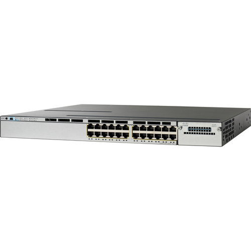 Cisco Catalyst WS-C3750X-24P-L Layer 3 Switch - 24 Ports - Manageable - Gigabit Ethernet, Fast Ethernet - 10/100/1000Base-T, 10/100Base-TX - Refurbished - 3 Layer Supported - PoE Ports - 1U High - Rack-mountable