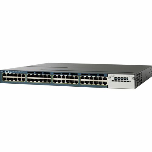 Cisco Catalyst WS-C3560X-48T-L Layer 3 Switch - 48 Ports - Manageable - Gigabit Ethernet, Fast Ethernet - 10/100/1000Base-T, 10/100Base-TX - Refurbished - 3 Layer Supported - 1U High - Rack-mountable - Lifetime Limited Warranty
