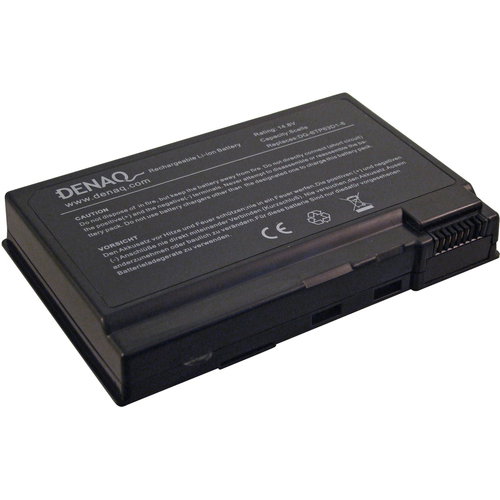 DENAQ 8-Cell 4400mAh Li-Ion Laptop Battery for ACER Aspire 3020 Series, 3610 Series, 5020 Series; TravelMate 2410 Series and other - For Notebook - Battery Rechargeable - 4400 mAh - 65 Wh - 14.8 V DC
