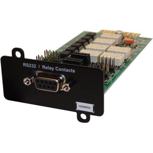 Eaton DB9 RS-232 Relay/Serial Interface Mini-Slot Card for Eaton 5PX G2, 9SX, and 9PX Lithium-ion UPS Systems - Mini Slot - Serial