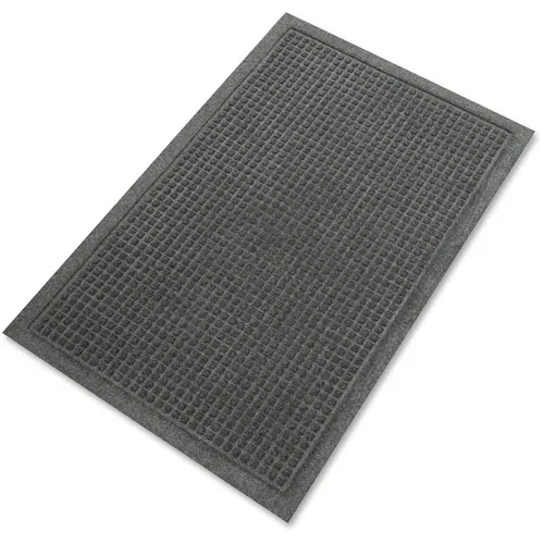 Millennium Mat, Floor Mat, Indoor, EcoGuard, 36" x 60", Charcoal, 99% Post-Consumer Recycled PET, Crumb Rubber Backing, Beveled Edge