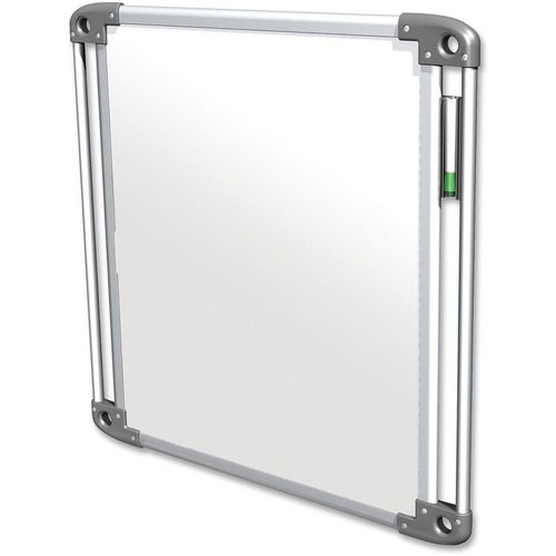 Ghent Dry Erase Board, Nexus Tablet, 28" W x 1" D x 28" H, Double-Sided, Aluminum Frame, Marker Tray
