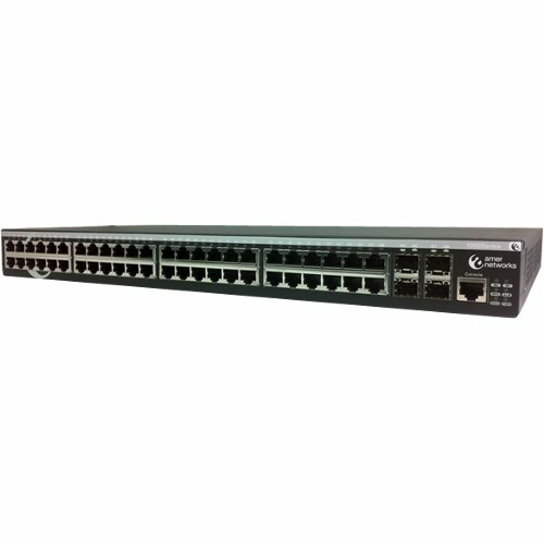 Amer SS3GR1050I Layer 3 Switch - 44 Ports - Manageable - Gigabit Ethernet - 10/100/1000Base-T - 3 Layer Supported - 4 SFP Slots - Twisted Pair - Desktop - Lifetime Limited Warranty