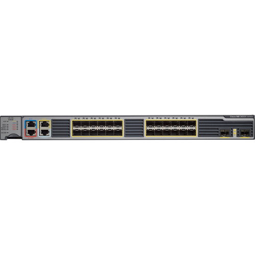 Cisco ME 3600X-24FS Ethernet Access Switch - Manageable - Refurbished - 3 Layer Supported - 24 SFP Slots - 1U High - Rack-mountable - 90 Day Limited Warranty