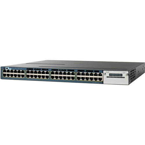 Cisco Catalyst 3560-X Ethernet Switch - 48 Ports - Manageable - Gigabit Ethernet - 10/100/1000Base-T - 2 Layer Supported - Twisted Pair - 1U High - Rack-mountable - Lifetime Limited Warranty