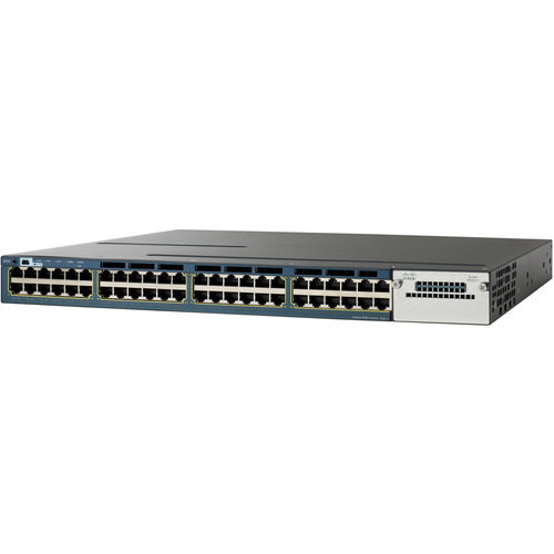 Cisco Catalyst WS-C3560X-48PF-E Ethernet Switch - 48 Ports - Manageable - Gigabit Ethernet - 10/100/1000Base-T - 2 Layer Supported - Twisted Pair - 1U High - Rack-mountable, Desktop - Lifetime Limited Warranty