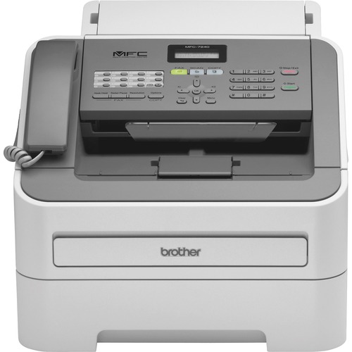 Brother MFC-7240, Laser Multifunction Printer, Desktop, Monochrome 21 ppm, 250-Sheet Tray, 20-Sheet ADF, USB 2.0, Black
