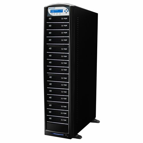 Vinpower Digital SharkBlu SATA Blu-ray/DVD/CD Tower Duplicator - 12x - Standalone - 1 x BD-ROM, 15 x Blu-ray Writer - 12x BD-R, 12x BD-R, 16x DVD+R, 16x DVD-R, 8x DVD+R, 8x DVD-R, 48x CD-R - 2x BD-RE, 2x BD-RE, 6x DVD-RW, 8x DVD+RW, 24x CD-RW - SATA, USB4