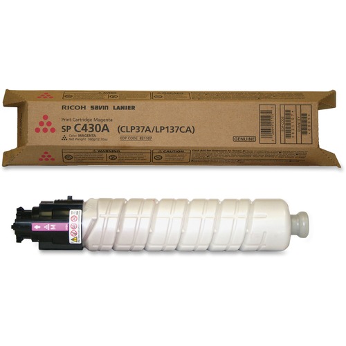 Ricoh SP C430A Original Laser Toner Cartridge - Magenta - 1 Each - 24000 Pages