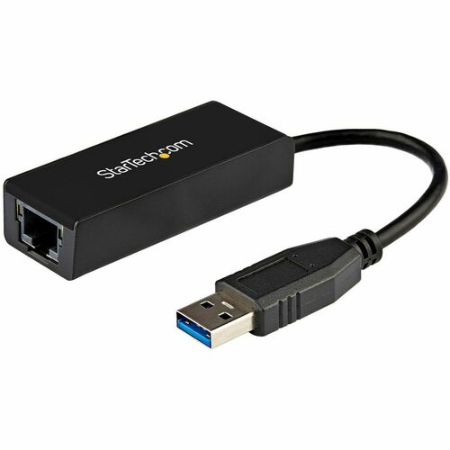 StarTech.com USB 3.0 to Gigabit Ethernet NIC Network Adapter - Add Gigabit Ethernet network connectivity to a Laptop or Desktop through a USB 3.0 port - USB 3.0 to Gigabit Ethernet - USB 3.0 Gigabit Adapter - USB 3.0 to Ethernet - USB 3.0 Ethernet Adapter