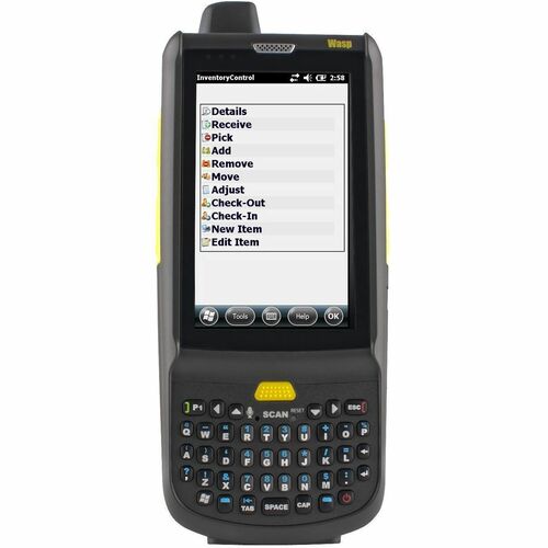 Wasp HC1 Mobile Computer with numeric keypad - Marvell PXA320 806 MHz - 512 MB RAM - 512 MB Flash - 3.8" Touchscreen - LCD - 26 Keys - Numeric Keyboard - Microsoft Windows Embedded Handheld 6.5 - Wireless LAN - Battery Included