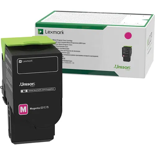 Lexmark (80C0HMG) Toner Cartridge, Magenta, Unison High Yield, 3,000 Page Yield, Return Program, for CX410/CX510