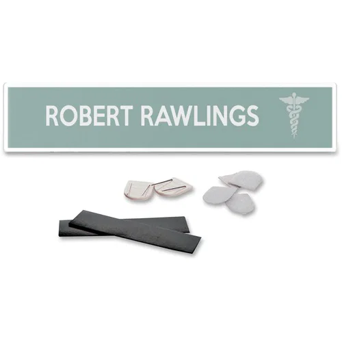 Deflecto Sign Holder, Wall-Mount, Superior Image, 8.5" W x 2" H, Insertable, Magnetic, Clear Plastic
