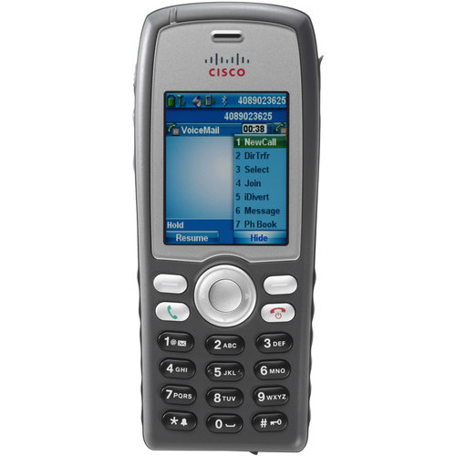 Cisco Unified 7925G IP Phone - Corded/Cordless - Wi-Fi - 1 x Total Line - VoIP - IEEE 802.11a/b/g