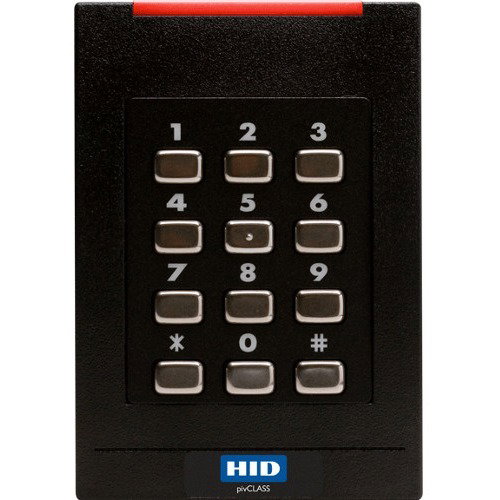 HID pivCLASS RPK40-H Smart Card Reader - Cable - Black