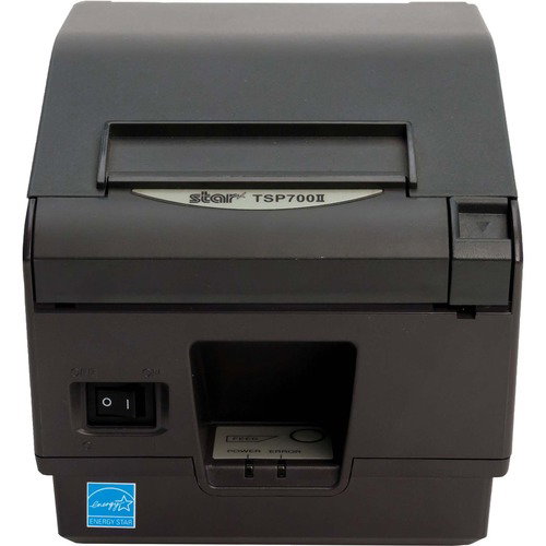 Star Micronics TSP743IIU-24GRY Direct Thermal Printer - Monochrome - Wall Mount - Receipt Print - USB - With Cutter - Gray - 9.84 in/s (250 mm/s) - Mono - 406 x 203 dpi - 3.25" (80mm) Label Width