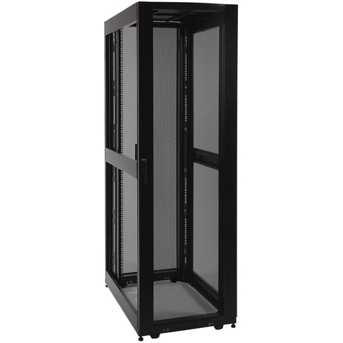 Tripp Lite 45U Rack Enclosure Server Cabinet Doors No Sides 3000lb Capacity - 45U Rack Height x 19" Rack Width - Black - 2250 lb Dynamic/Rolling Weight Capacity - 3000 lb Static/Stationary Weight Capacity