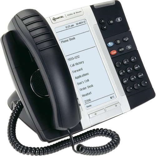 Mitel MiVoice 5330e IP Phone - Desktop, Wall Mountable - VoIP - 2 x Network (RJ-45) - PoE Ports