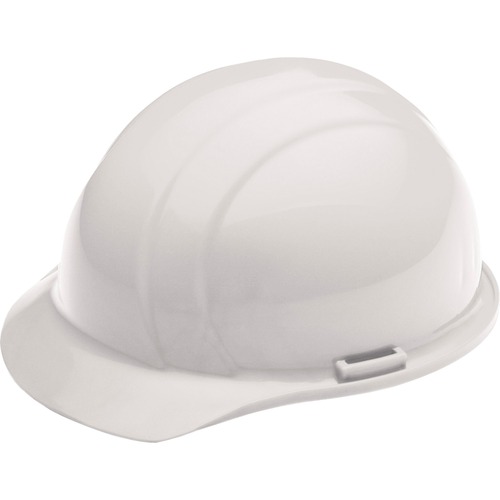SKILCRAFT Easy Quick-Slide Cap Safety Helmet - Adjustable - Nylon, Polyethylene - White - 1 Each
